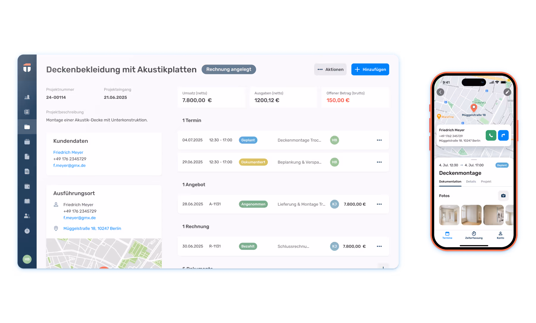 Trockenbausoftware und App von ToolTime