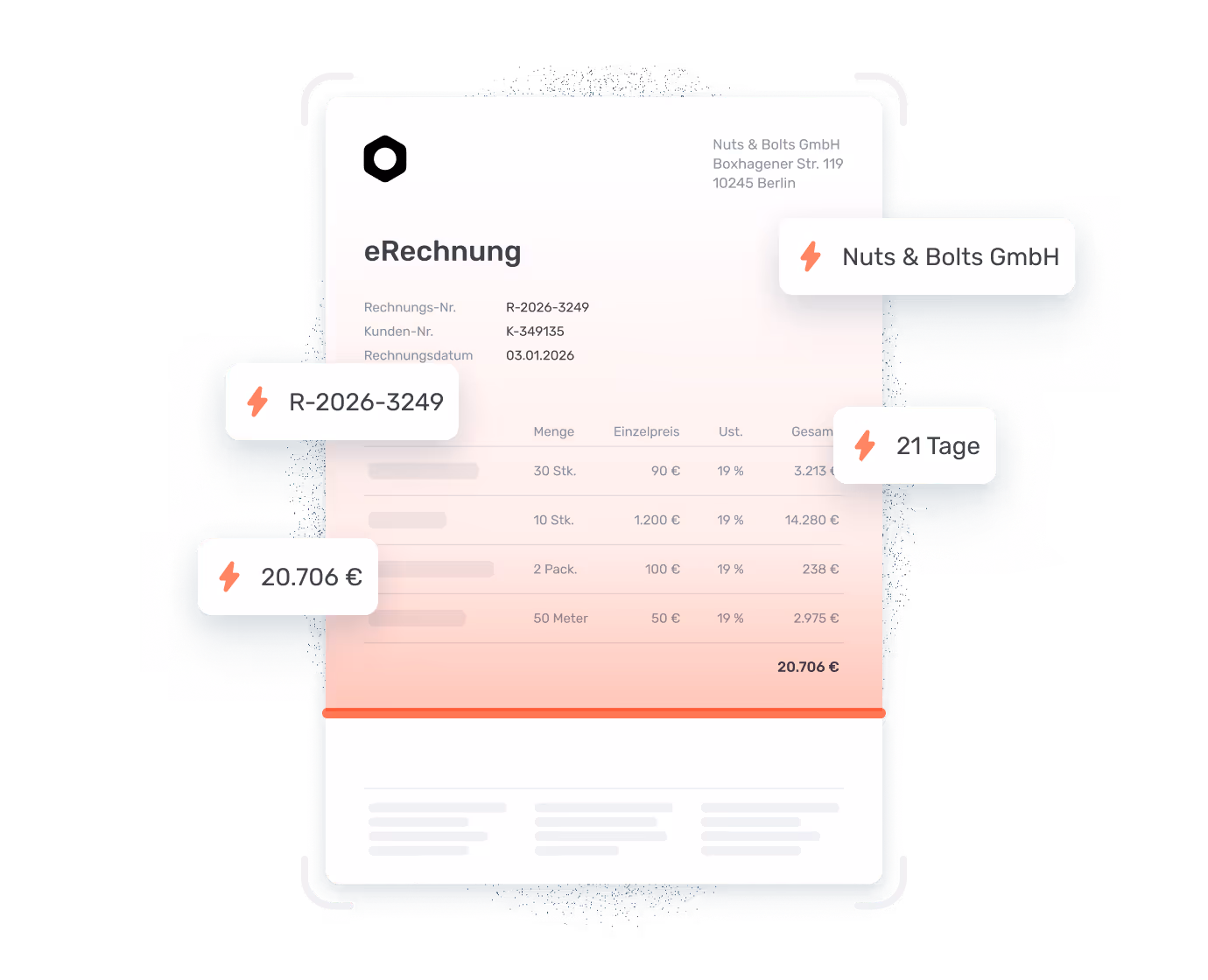 Automatische Erfassung von eingehenden E-Rechnungen in ToolTime