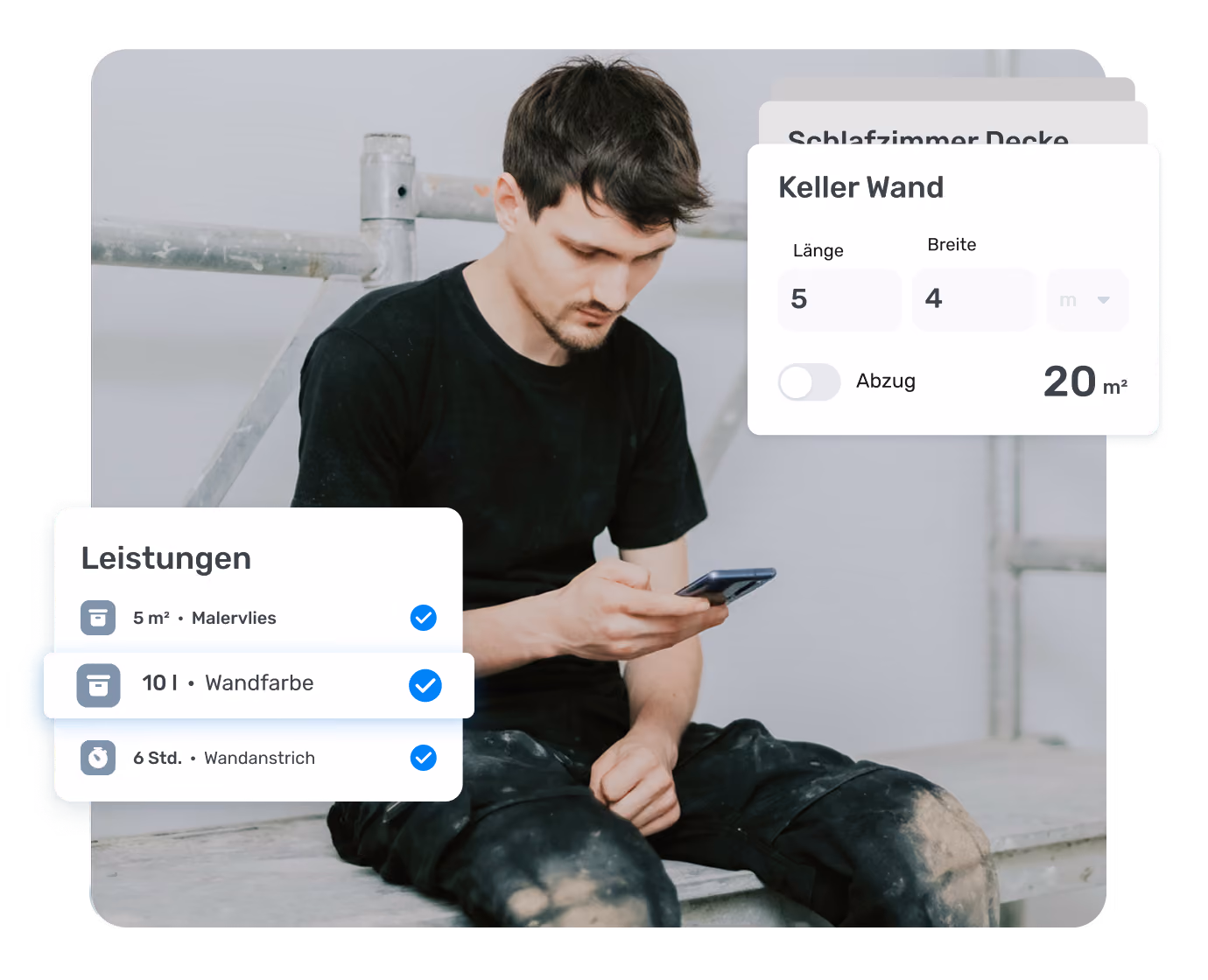 Leistungen erfassen mit der ToolTime App