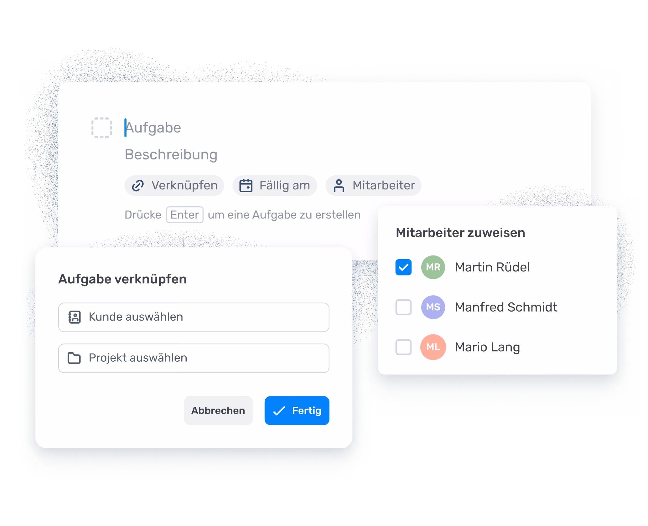 Aufgaben in ToolTime erstellen und Mitarbeiter zuweisen