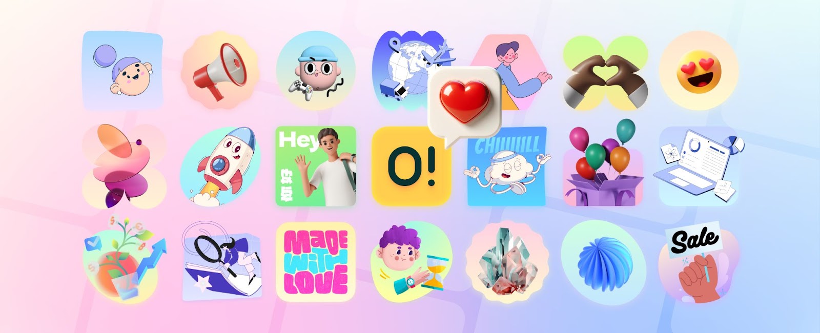 Image showing e-commerce illustrations