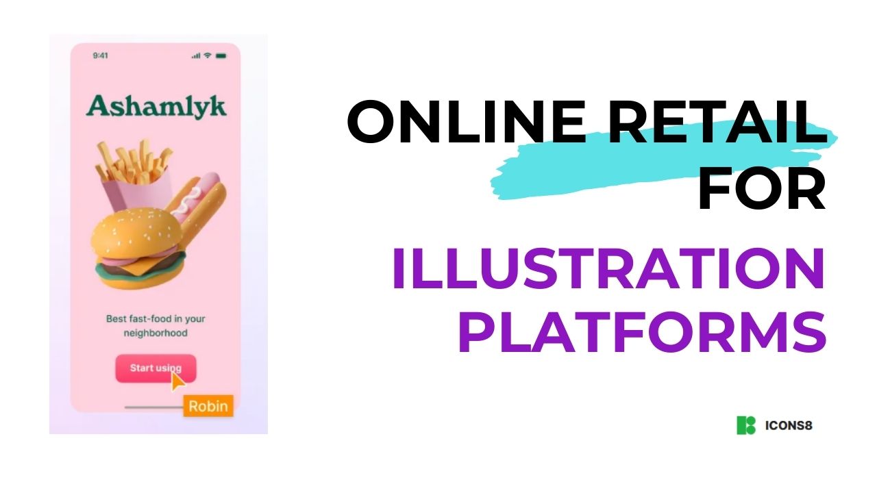 E-commerce Illustration Done Right: How Icons8 Ouch Nails Online Retail Visuals
