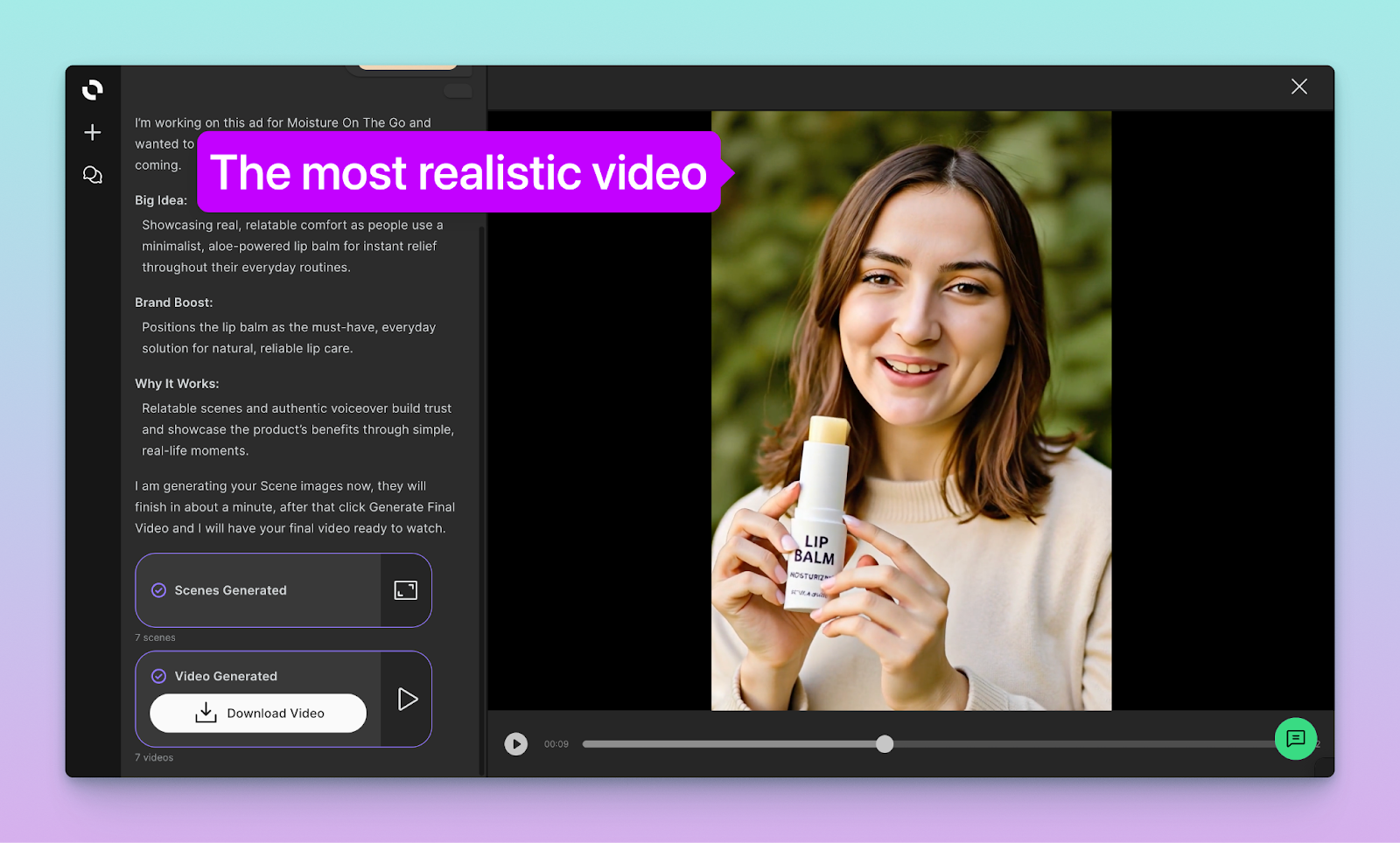 Final video generated bt Affagato AI