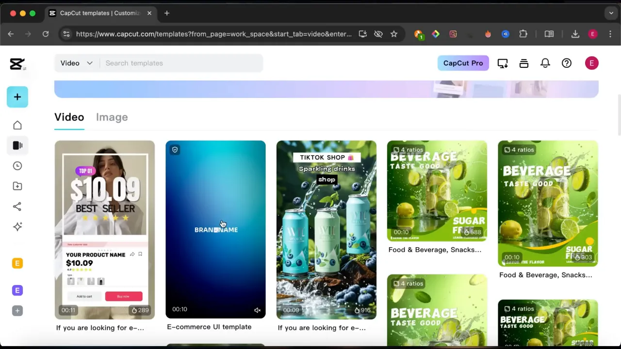 CapCut templates and auto-generated digital human video ad