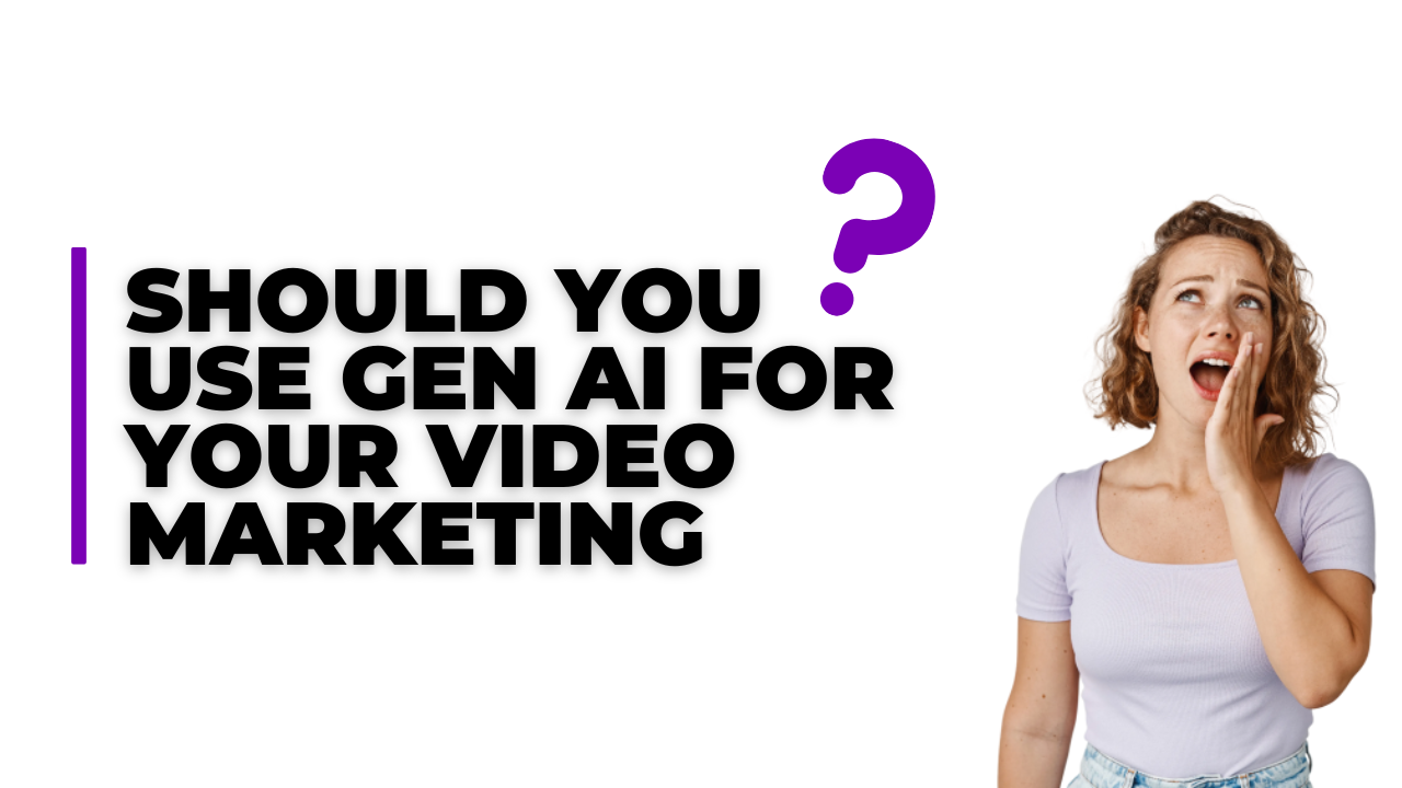 Should you use generative AI for video marketing materials?