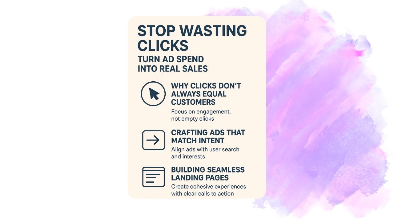 Image showing how to turn ad spends into sales.