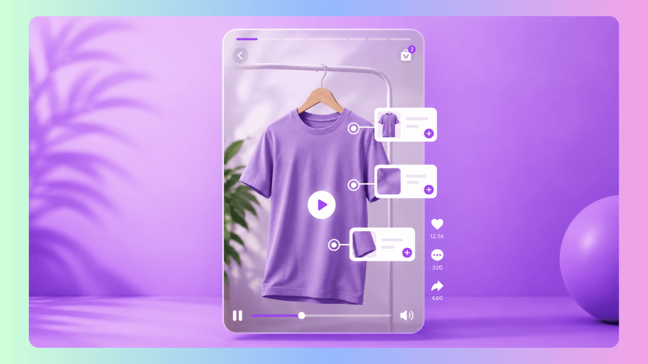 How to turn AI-generated product videos into engaging shoppable videos in minutes