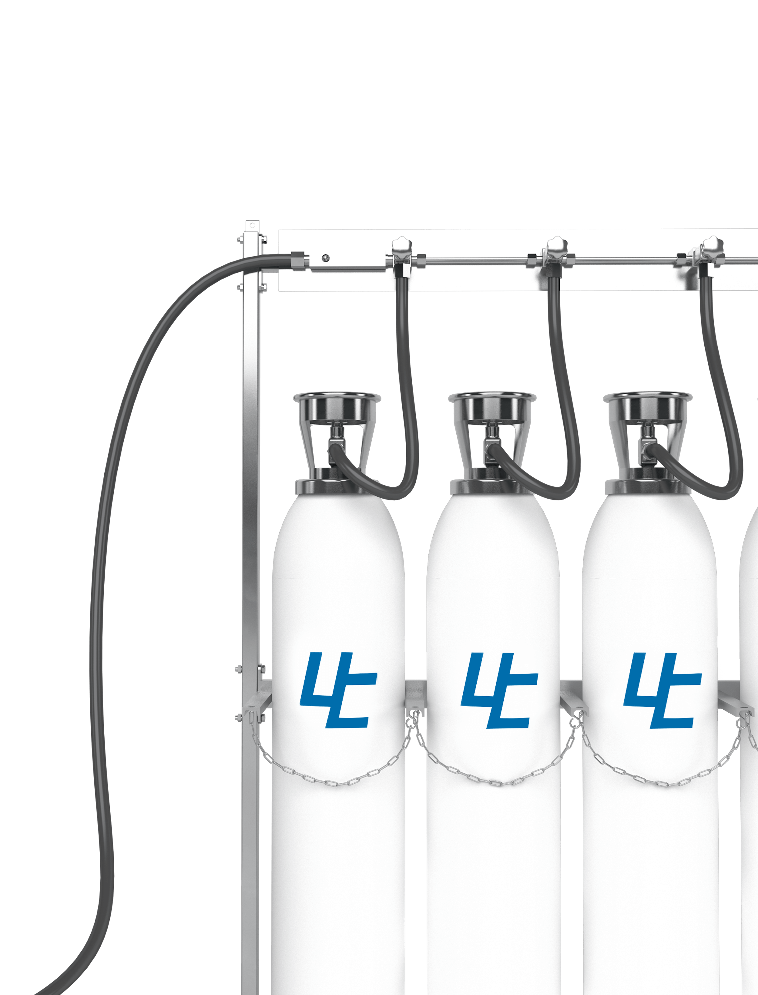 ULTRA CONTROLO's cylinders are manufactured in Europe with TPED certificate. Our cylinders are internally surface treated and cleaned to receive direct medical oxygen.