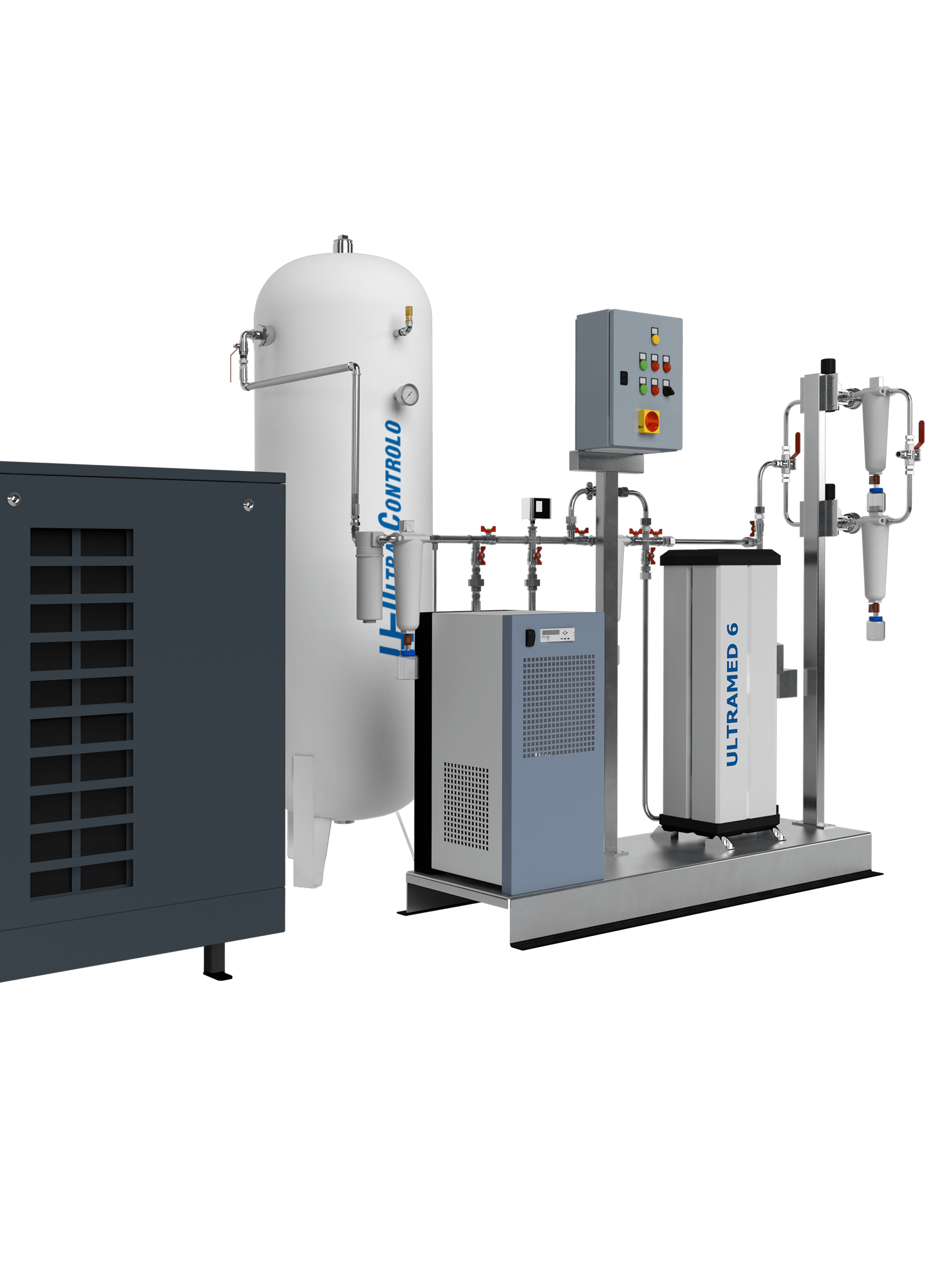 A registered trademark for totally oil-free medicinal compressed air supply systems.