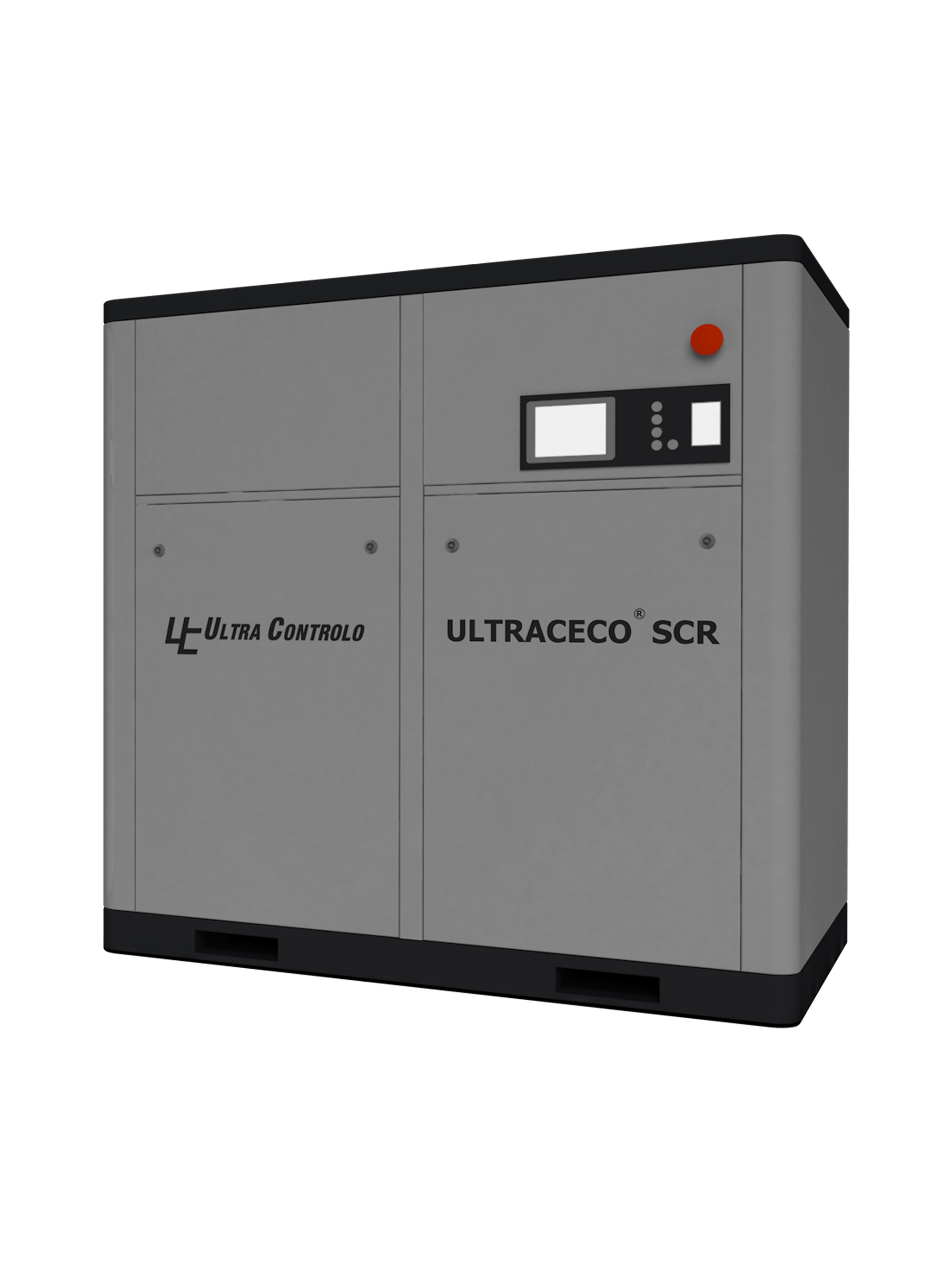 Oil-less screw air compressor