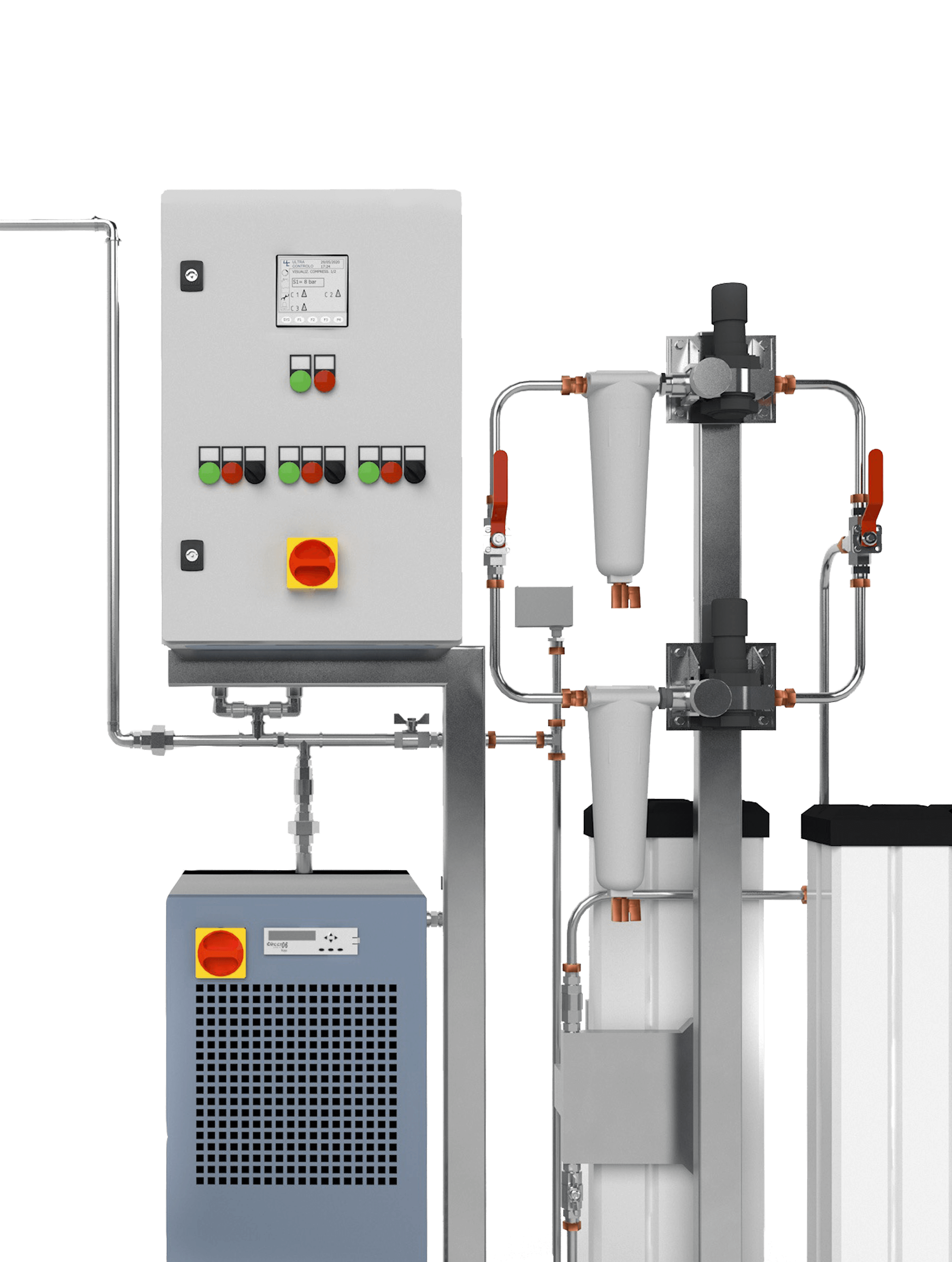 For high-pressure medical air systems