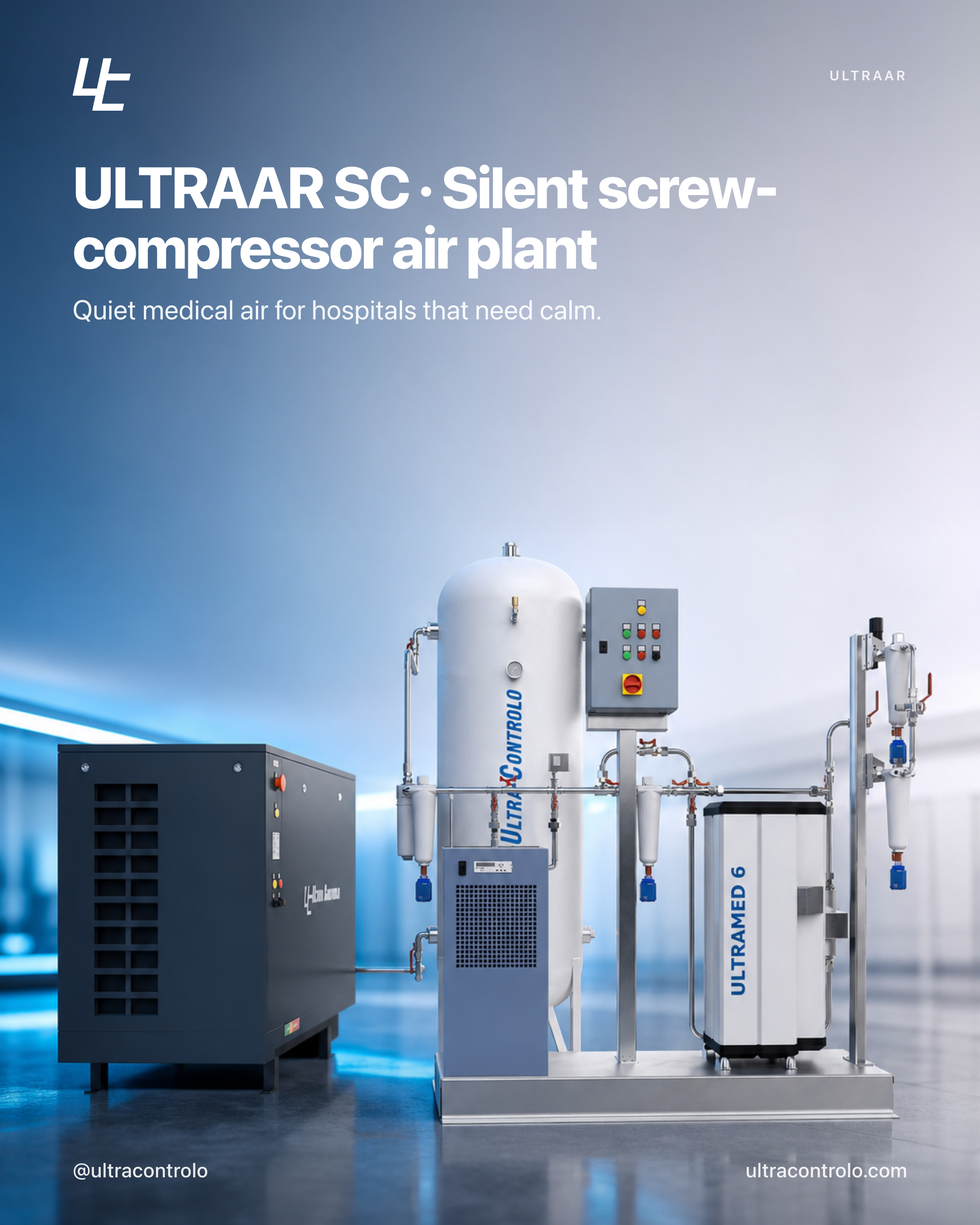 ULTRAAR SC · silent screw-compressor air plant