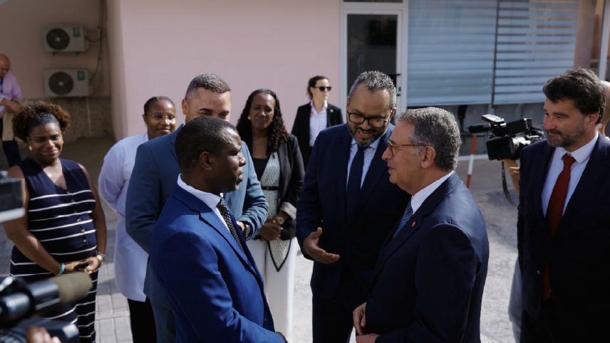 President of Portugal Visits Ultra Controlo Oxygen Central at Agostinho Neto Hospital, Cabo Verde