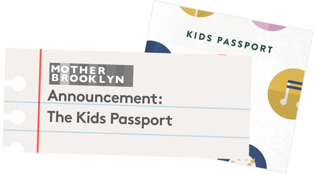 Graphic with headline: Announcement: The Kids Passport