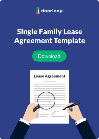 single family lease agreement template