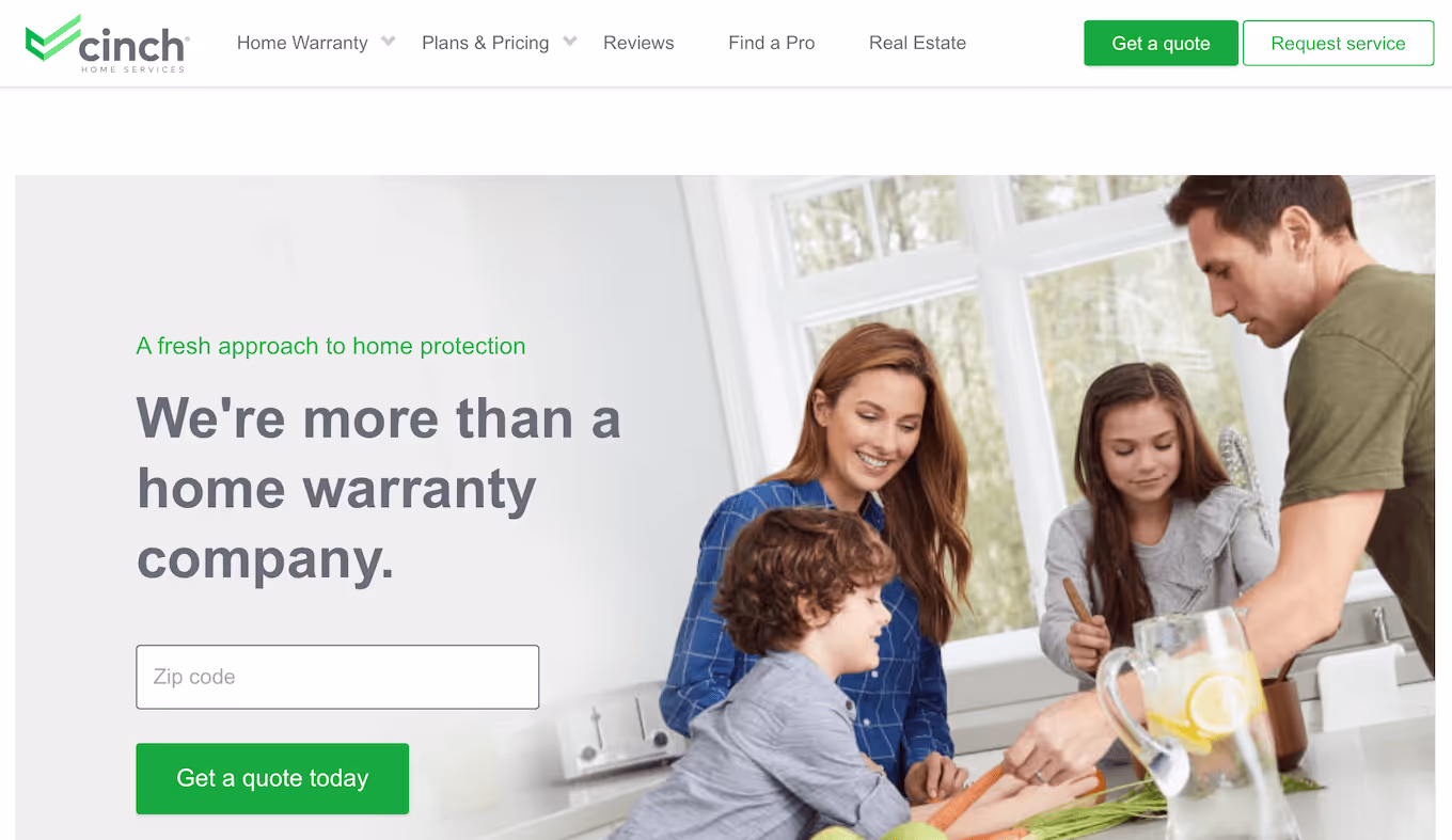 Cinch home warranty for rental property