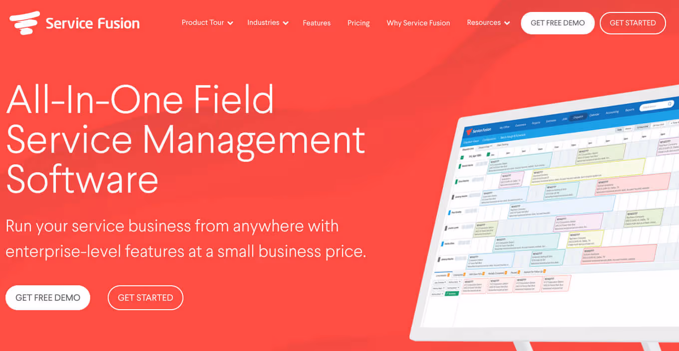 Service Fusion property management maintenance software