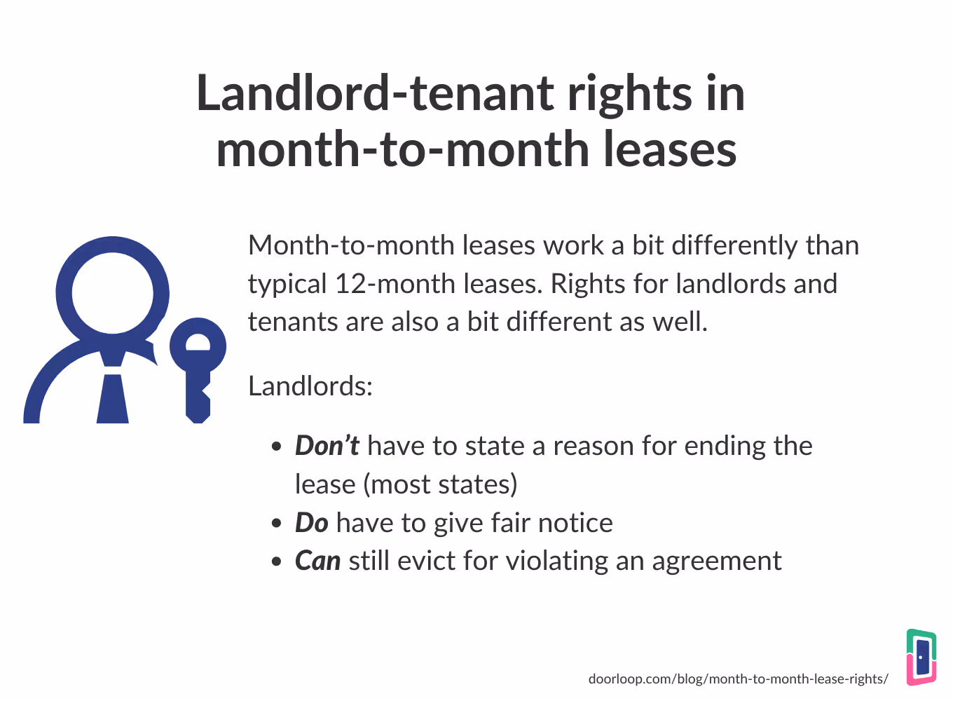 Landlord tenant rights month to month leases