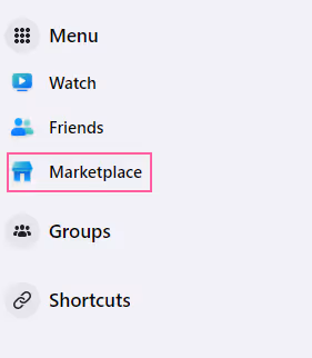 Facebook Marketplace listings