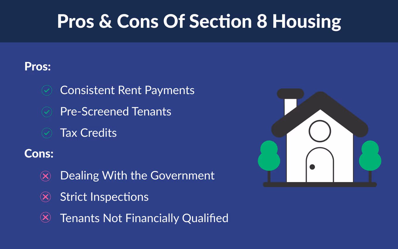 pros and cons of section 8 housing
