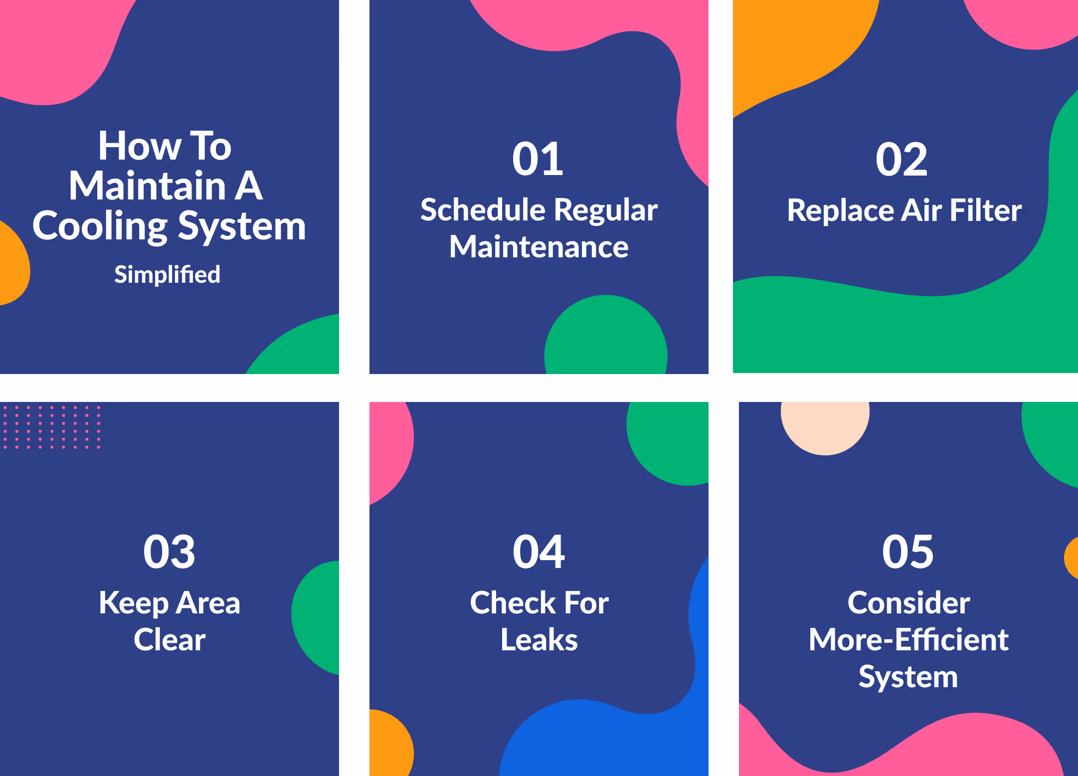 How to maintain the cooling system in a rental property