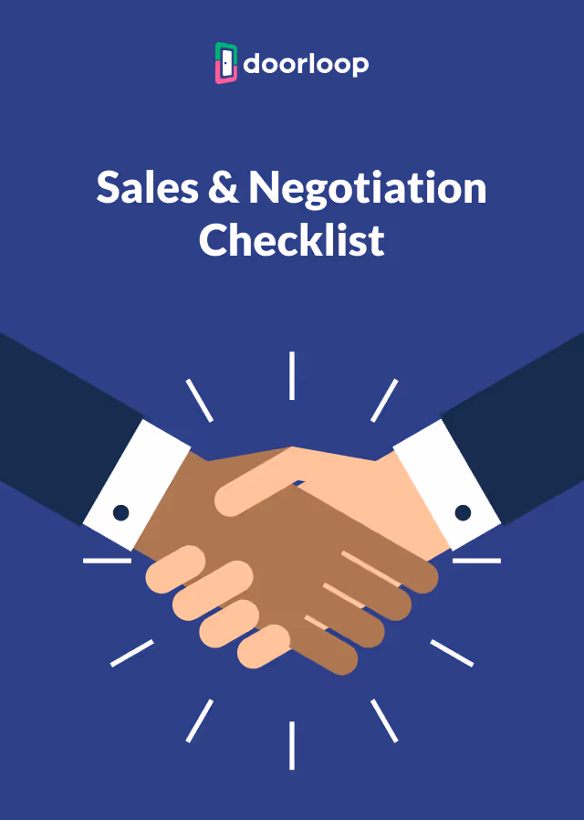 Sales & Negotiation Checklist