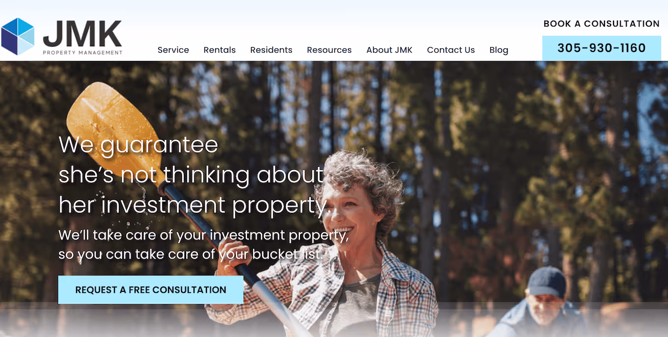 JMK Property Management home