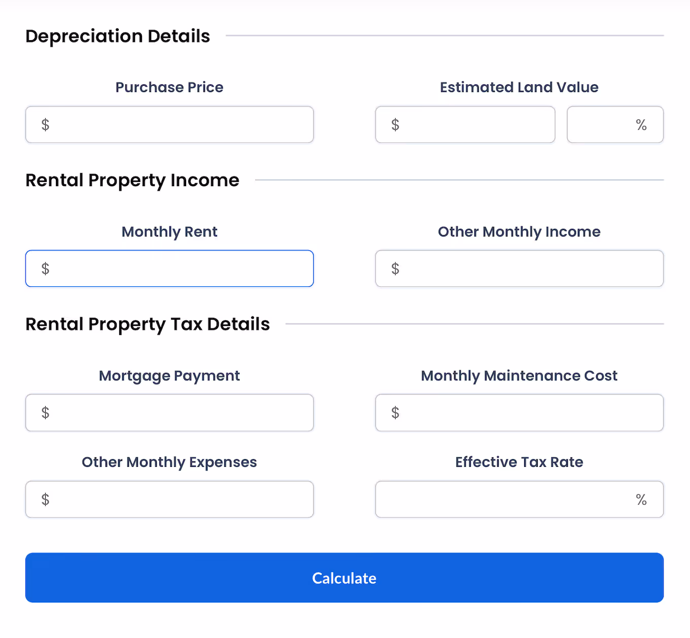 DoorLoop Rental Property Calculators