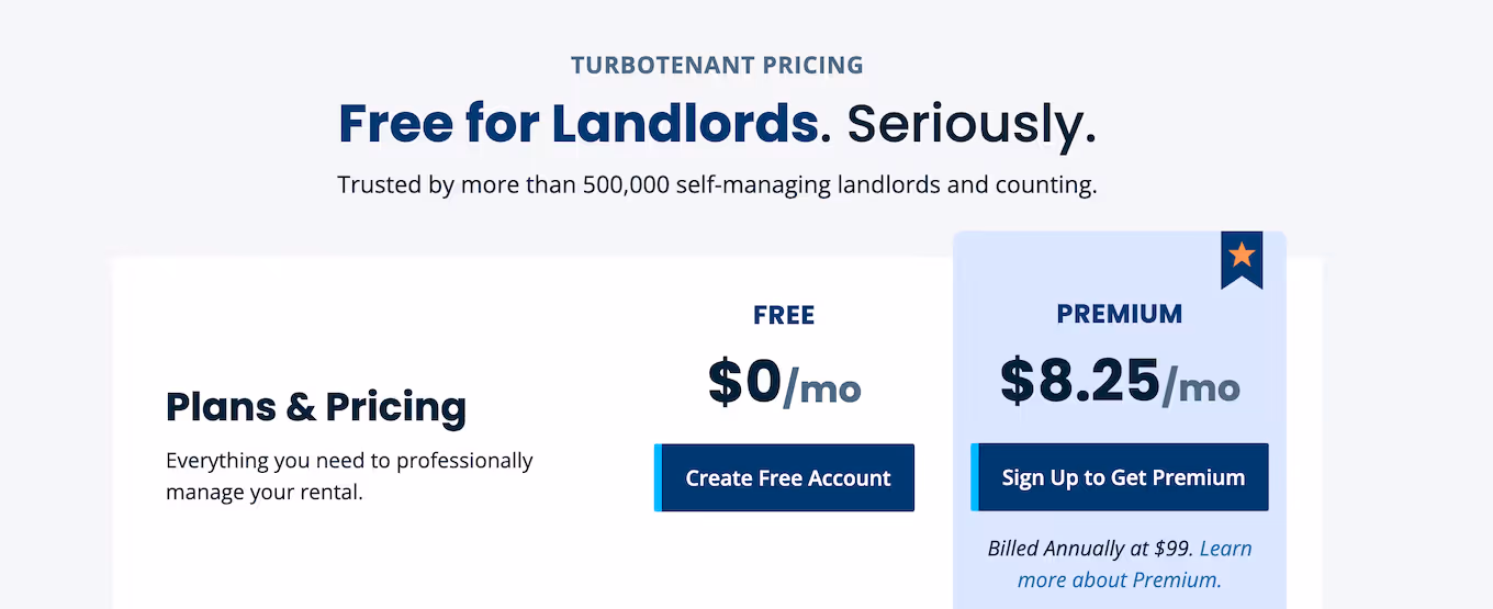 TurboTenant Pricing