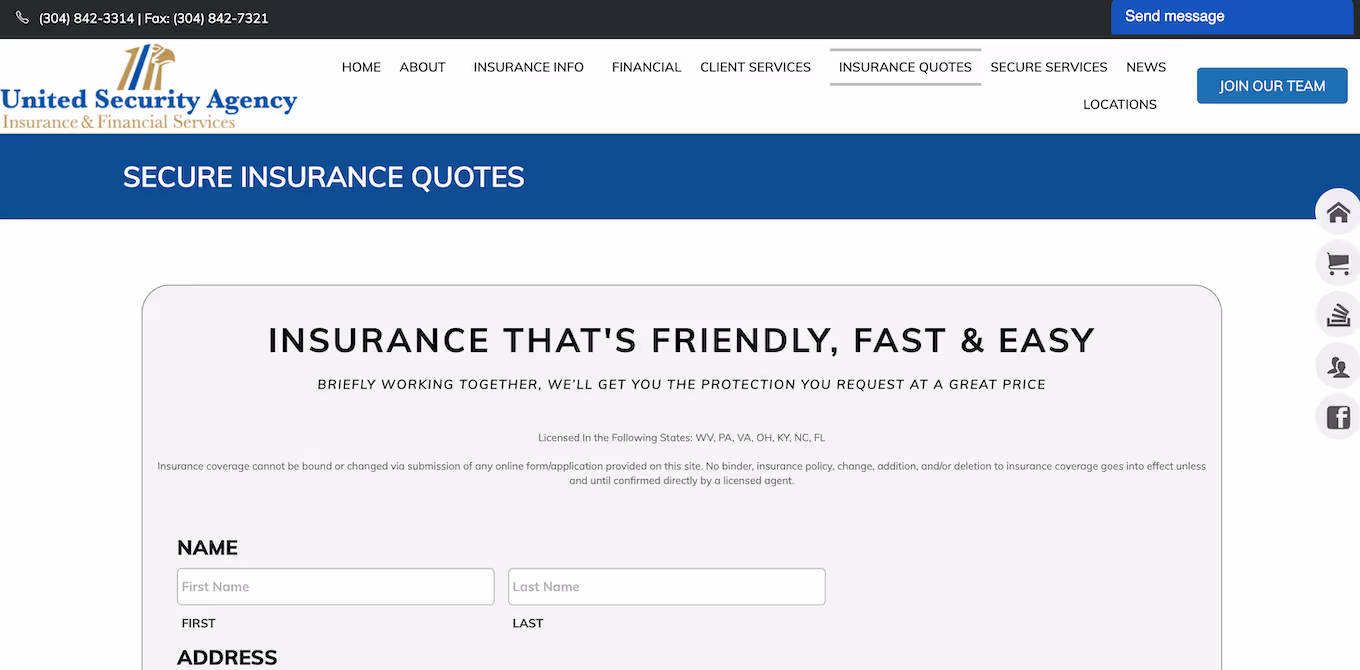 United Security Agency for Renters Insurance