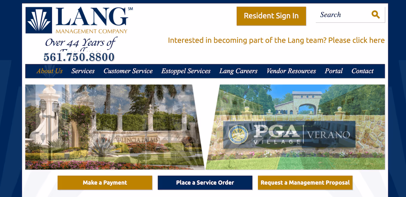 Lang Management Company