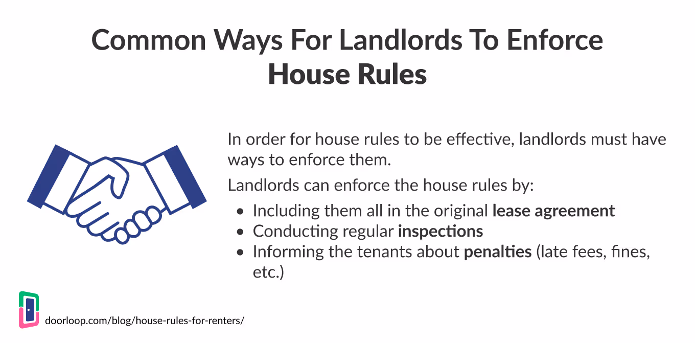 Landlords Enforce House Rules