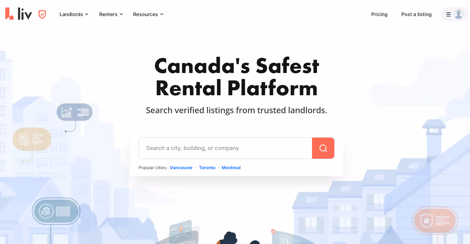 liv.rent property management software canada