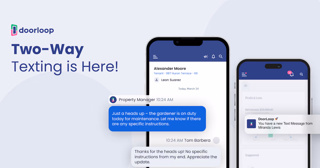DoorLoop Communications Suite Two-Way SMS Texting