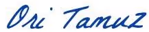 Ori Tamuz signature
