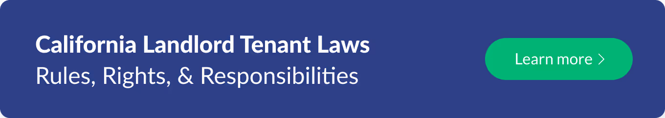 California landlord tenant laws