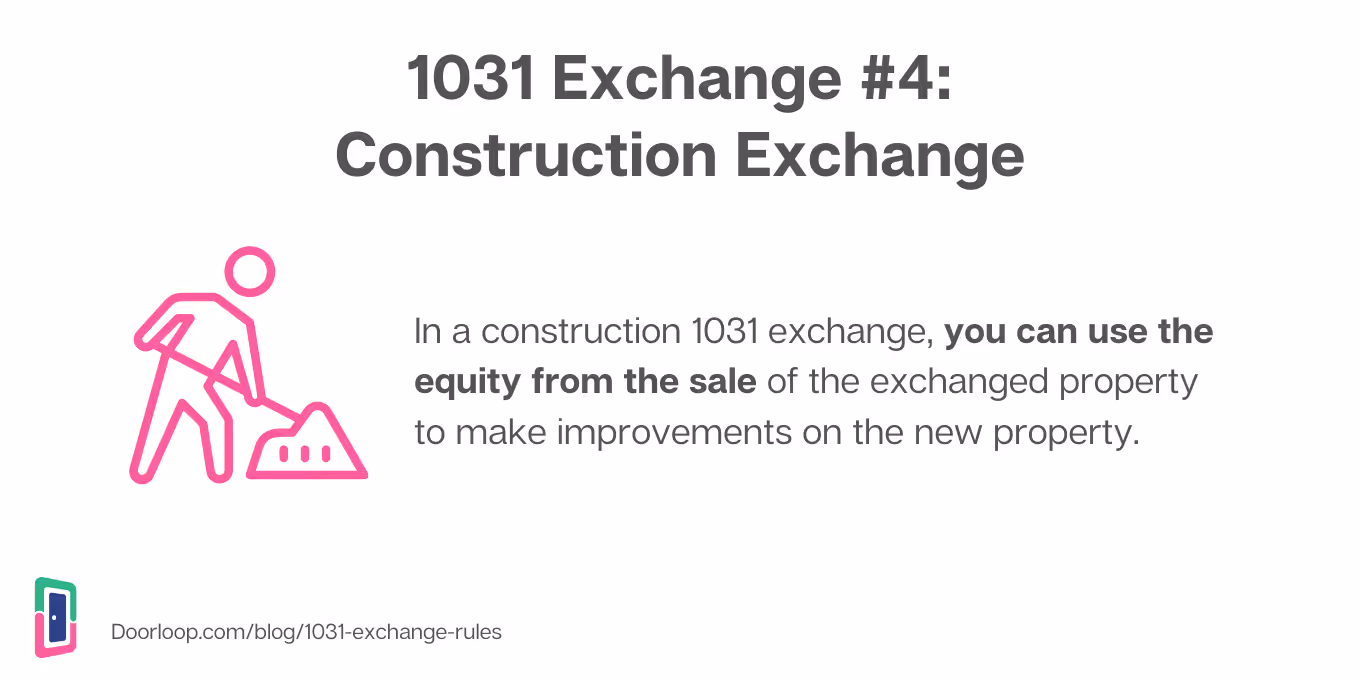 1031 construction exchange