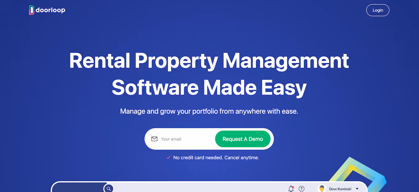 DoorLoop homepage