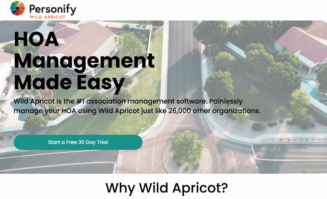 Wild Apricot Management system