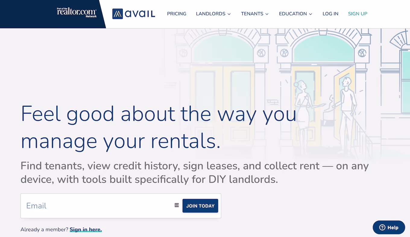 Avail residential property management software
