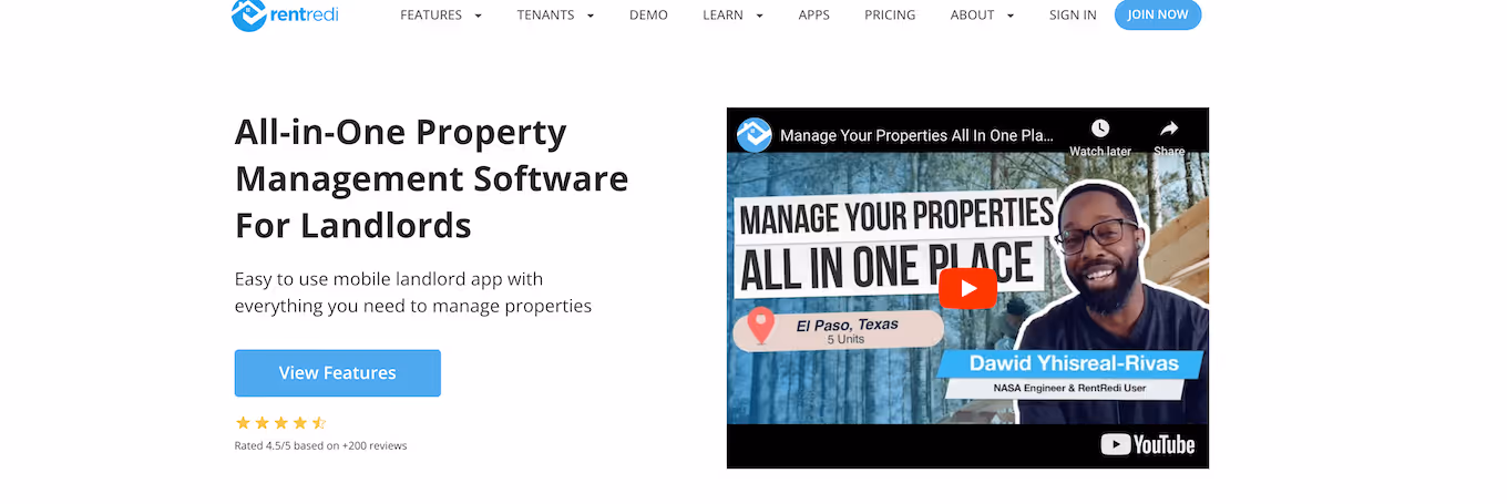RentRedi Property Management Software