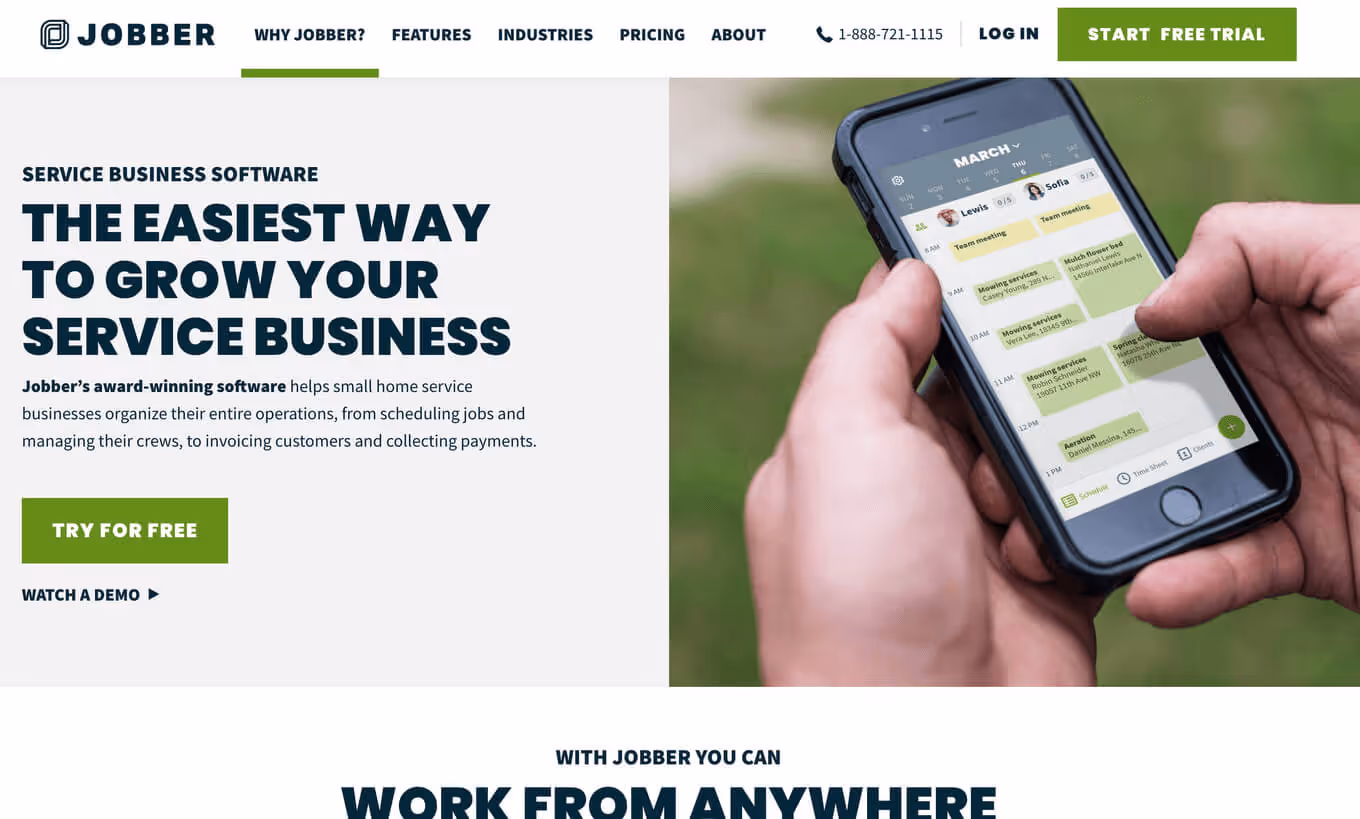 Jobber work order tool