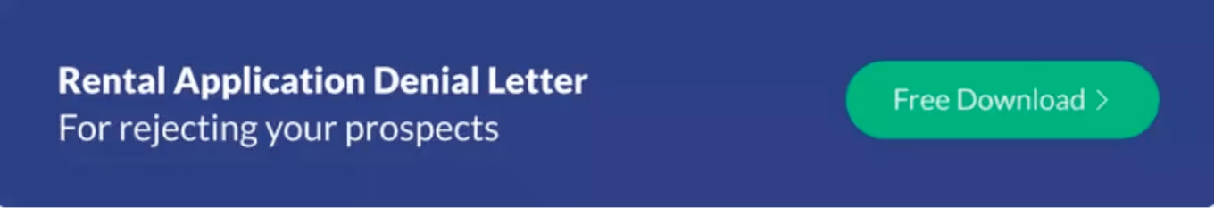 DoorLoop Rental Application Denial Letter Free Download