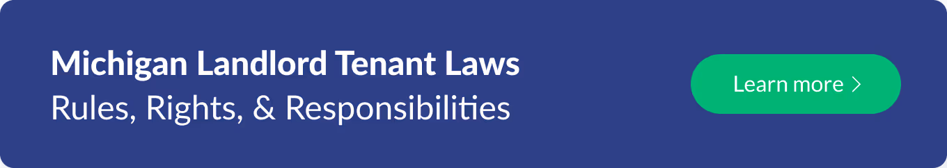 Michigan landlord tenant laws