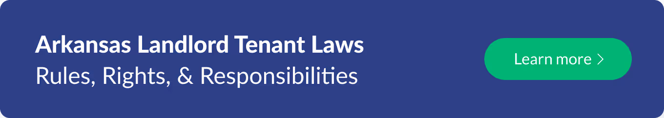 Arkansas landlord tenant laws