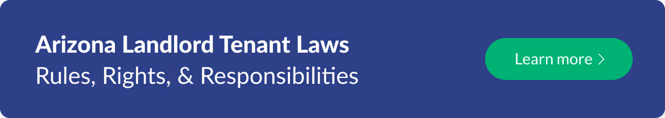 Arizona landlord tenant laws