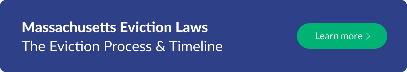 eviction process and laws for Massachusetts