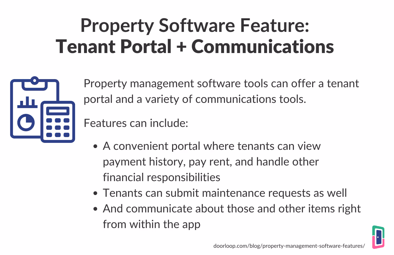 Property Management Software Communications