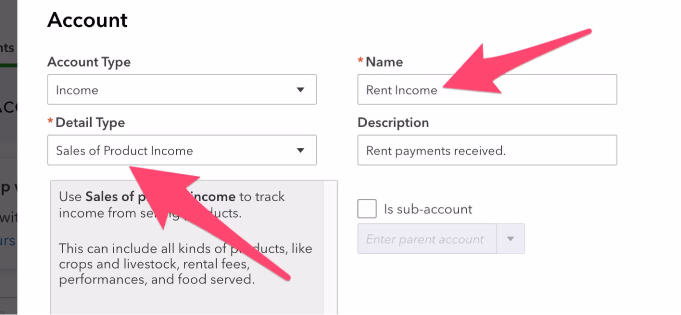 QuickBooks Rental Income