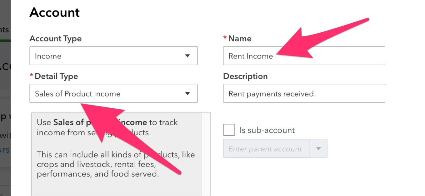 QuickBooks Rental Income